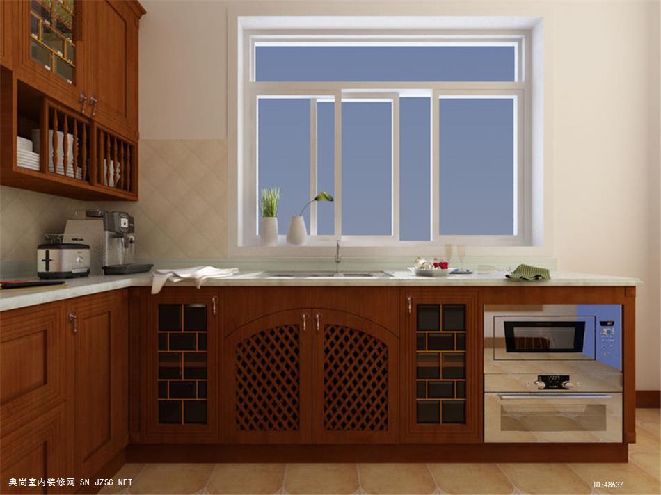 家装厨房设计效果图016