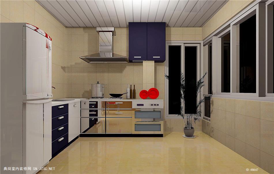 家装厨房设计效果图033