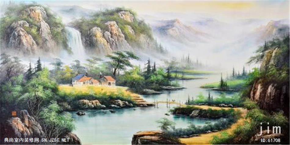 酒店配画风景  山水51