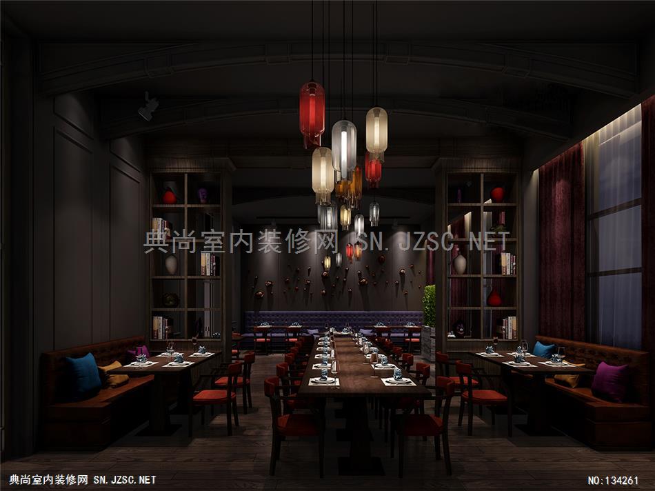 102 森泰表现 餐饮装修餐厅设计效果图