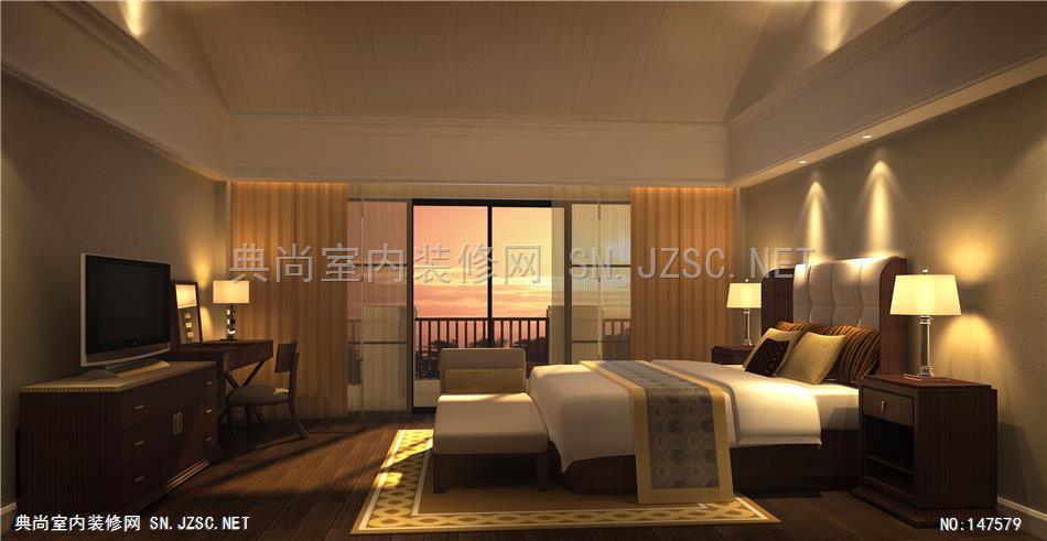 型别墅YABU上海衡山路酒店室内方案最终方案设计5