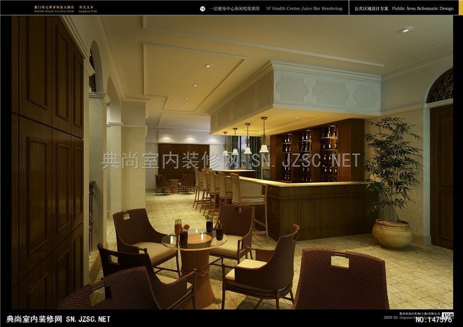 一层 YABU上海衡山路酒店室内方案最终方案设计2